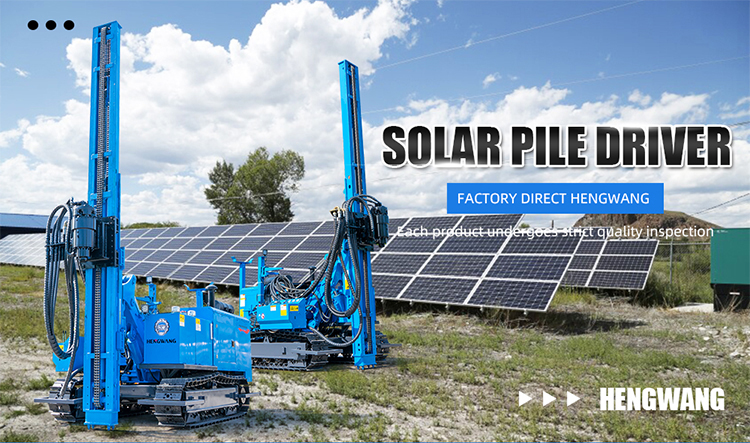 Hengwang solar pile driver solar pile driver